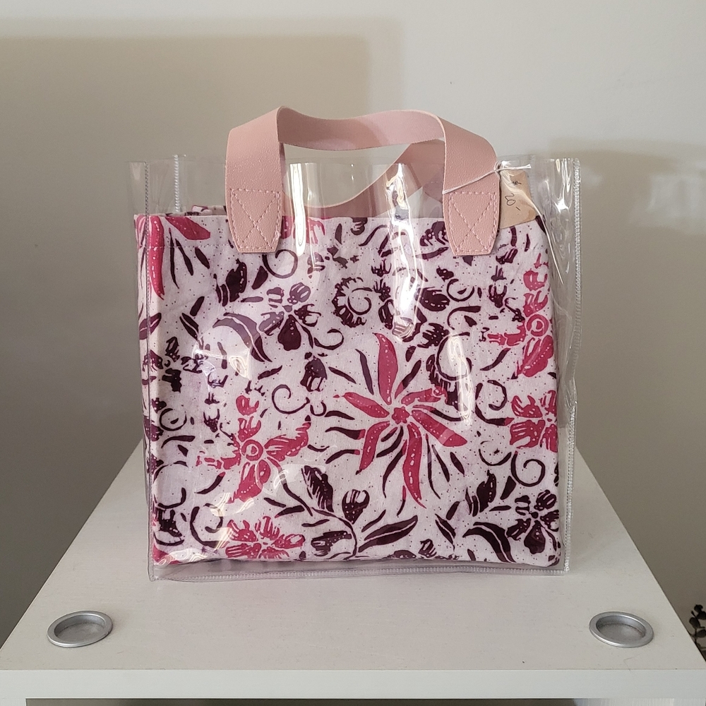 Batik Clear Tote Bag